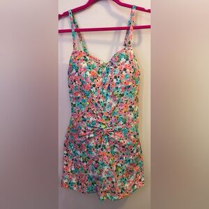 NWOT Catalina floral swim dress